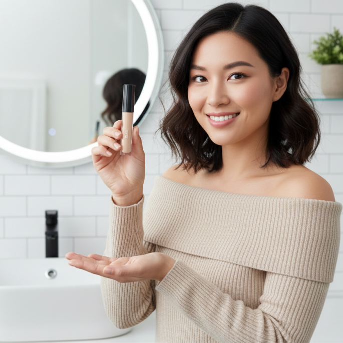 Concealing Cream – Comma HC101T | Full Coverage Brightening Concealer | Vegan, Talc-Free & Paraben-Free